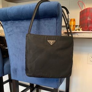 Prada Nylon Tessuto Tote Black